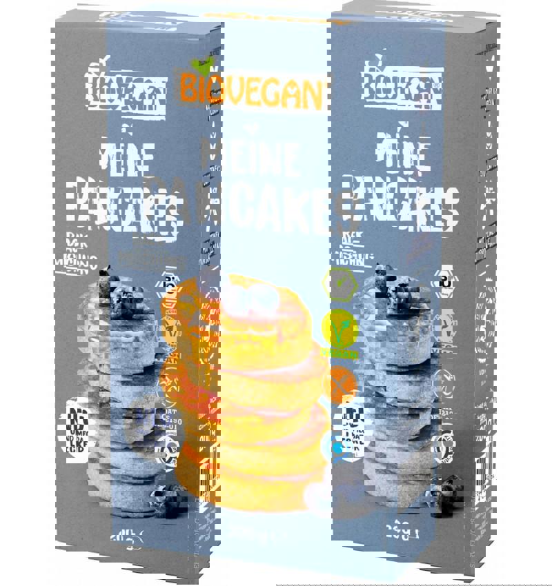 Mix pentru Pancakes Fara Gluten Bio 200 grame Biovegan