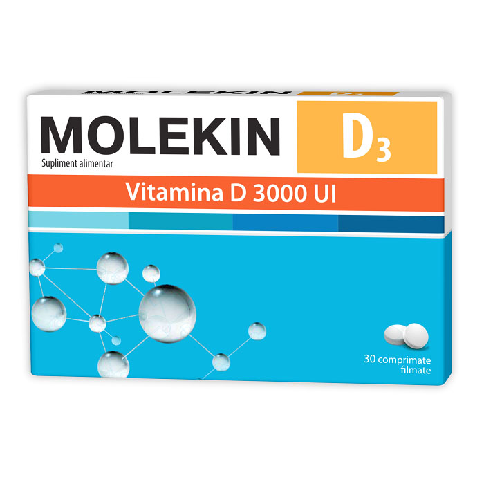 Molekin D3 3000UI 30 capsule Zdrovit
