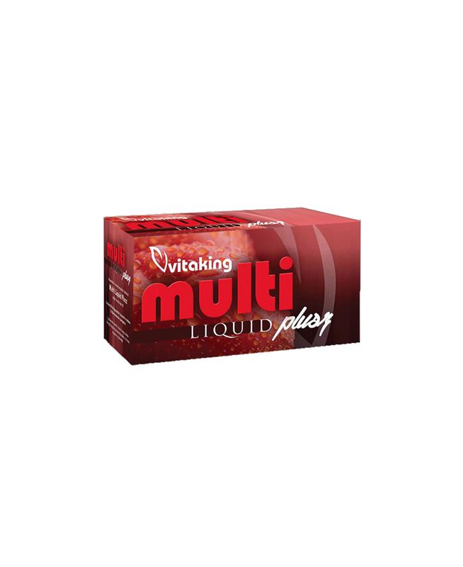 Multivitamina cu Minerale, Ginseng si Luteina Liquid Plus 30 capsule Vitaking