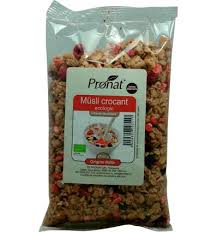 Musli Bio Crocant cu Fructe de Padure Pronat 250gr
