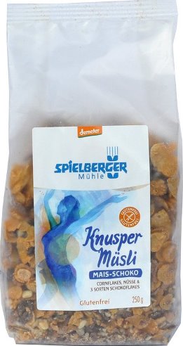 Musli Bio Crocant cu Porumb si Ciocolata Fara Gluten Spielberger 250gr