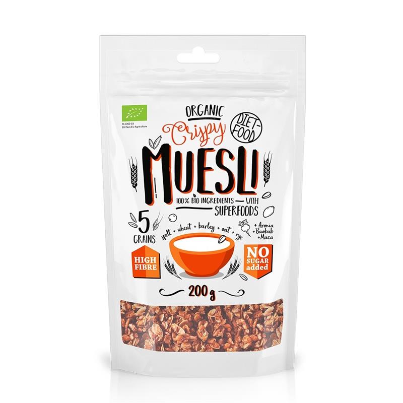 Musli Bio cu Superalimente Diet Food 200gr