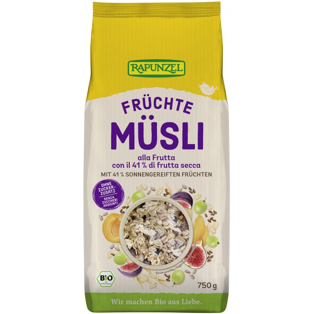 Musli Bio Fructe Rapunzel 750gr