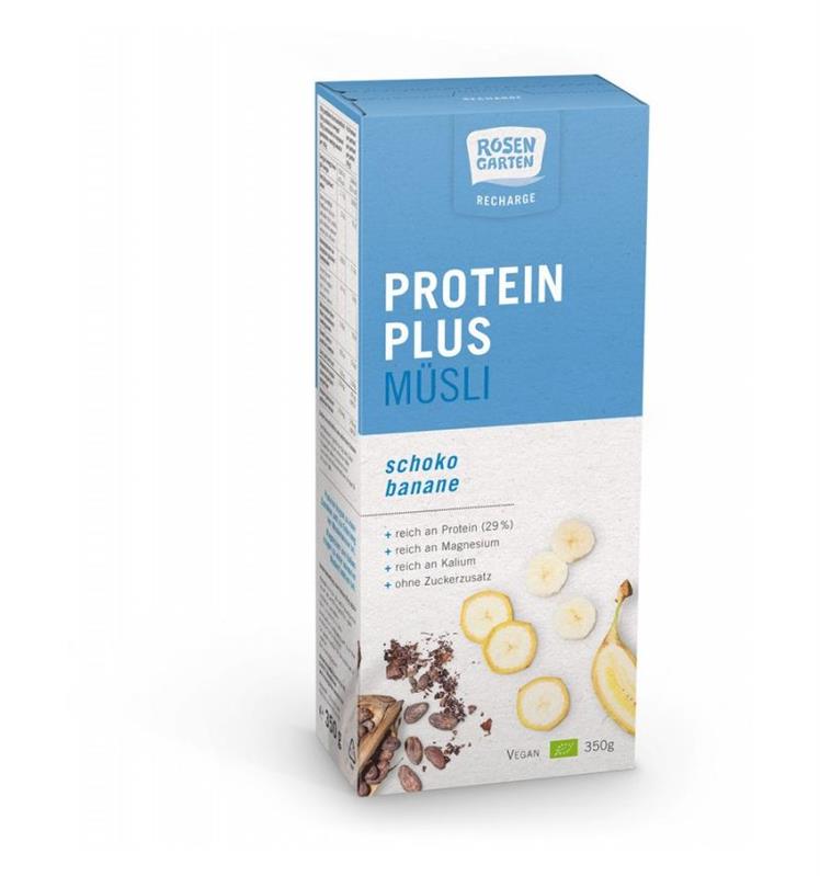 Musli Bio Proteine cu Cacao si Banane Rosen Garten 350gr