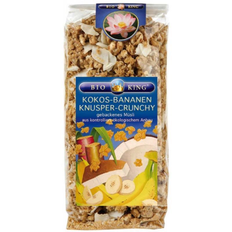 Musli Crocant cu Cocos si Banane Bio 375 grame Bio King