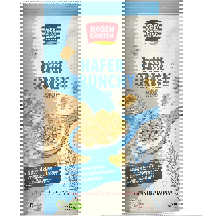 Musli Crunchy din Ovaz Natur Eco 350 grame Rosen Garten