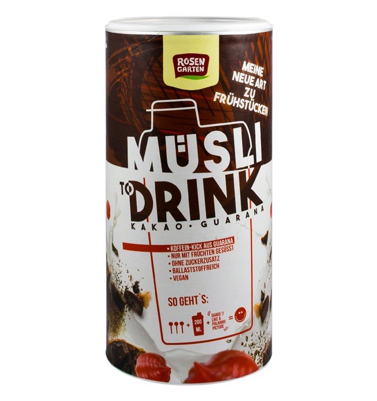 Musli cu Cacao si Guarana Drink Bio 500gr Rosen Garten