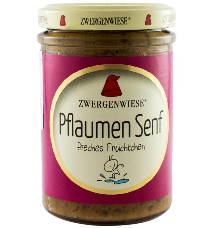 Mustar Bio cu Prune Zwergenwiese 160gr