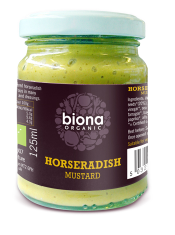 Mustar Cu Hrean Bio Biona 125gr