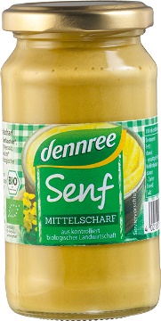 Mustar Mediu Bio Dennree 200ml