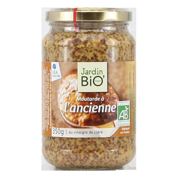 Mustar Traditional cu Otet din Cidru Bio Jardin Bio 350gr