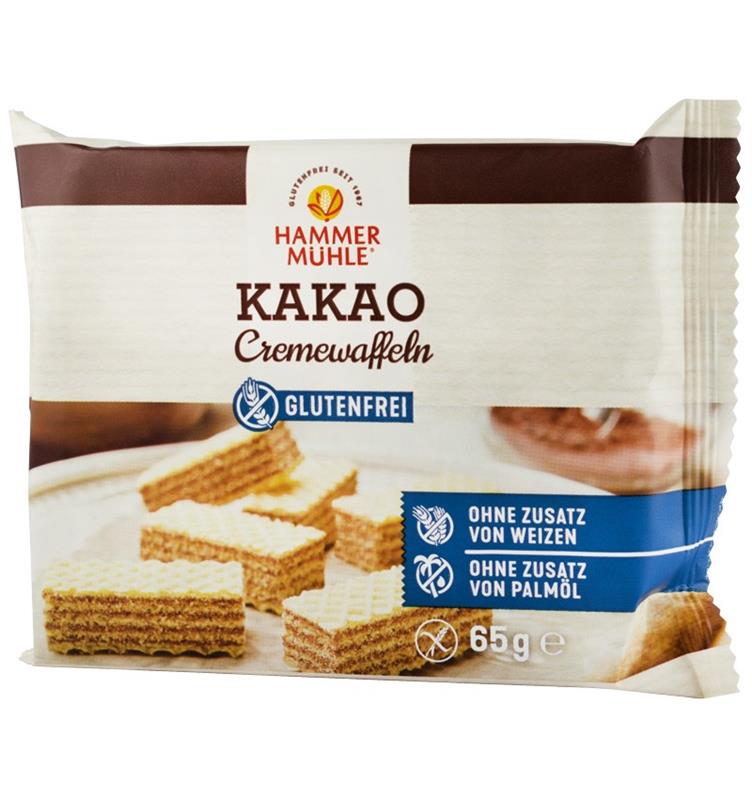 Napolitane cu Crema de Cacao 65gr Hammer Muhle