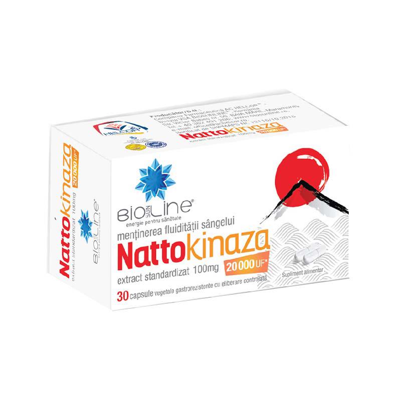 Nattokinaza 100 miligrame 30 capsule Helcor BioSunLine