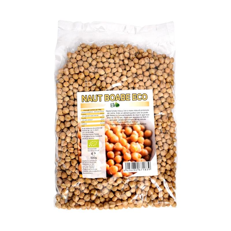 Naut Boabe Bio 500 grame Deco Italia