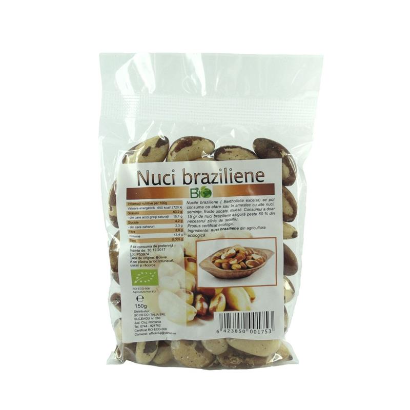 Nuci Braziliene Bio 150 grame Deco Italia
