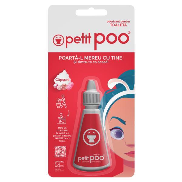 Odorizant Toaleta Picaturi Capsuni 14 mililitri Petit Poo