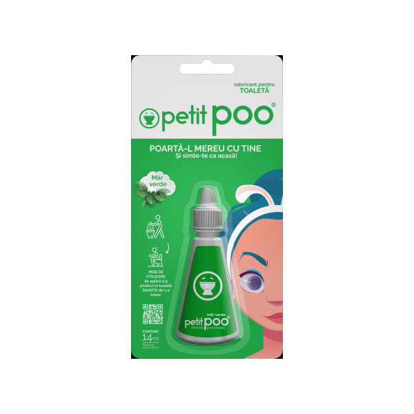 Odorizant Toaleta Picaturi Mar Verde 14 mililitri Petit Poo
