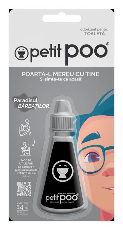 Odorizant Toaleta Picaturi Paradisul Barbatilor 14 mililitri Petit Poo