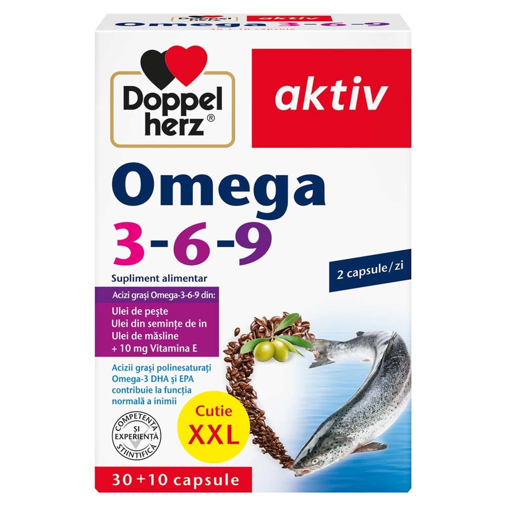 Omega 3-6-9 Aktiv 30 + 10 capsule Doppelherz
