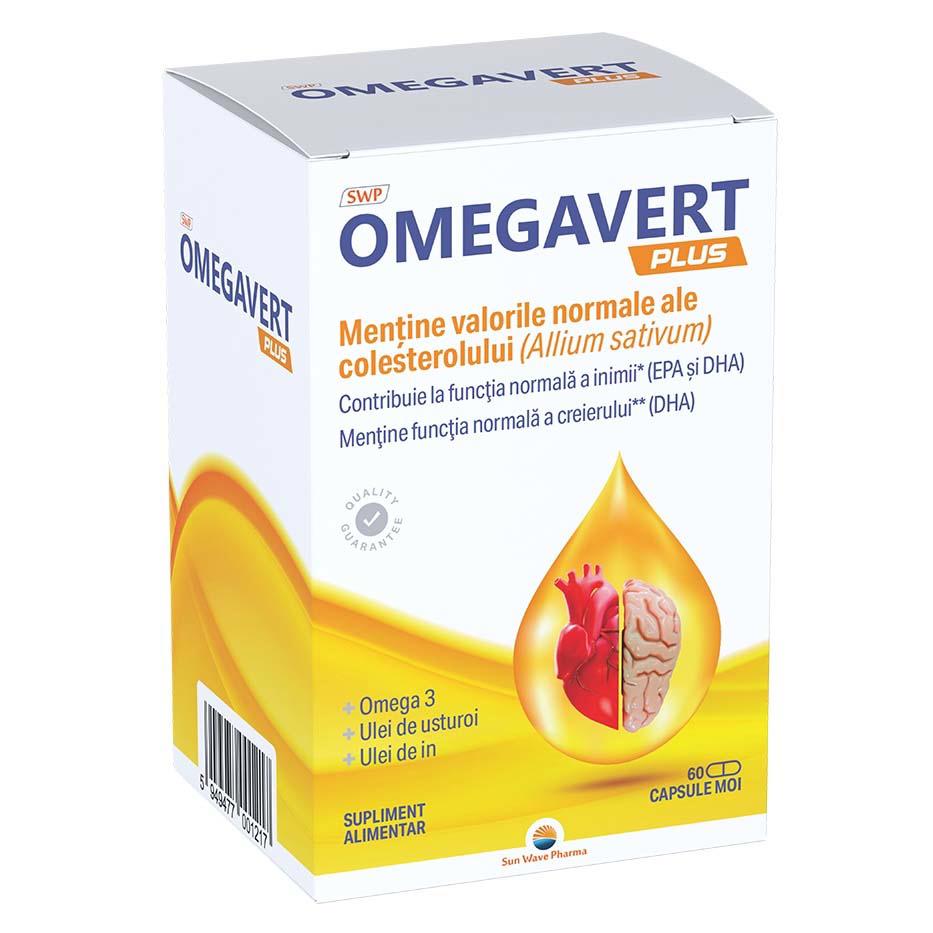 Omegavert Plus 60 capsule Sun Wave Pharma