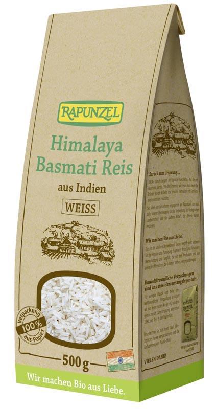 Orez Basmati Bio Alb Rapunzel 500gr
