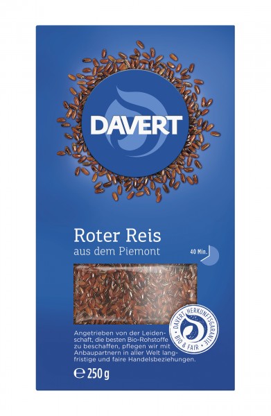 Orez Rosu Integral Bio 250gr Davert