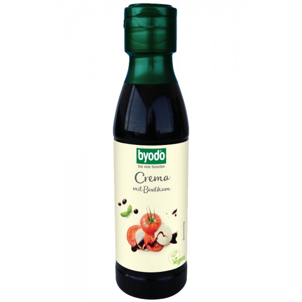 Otet Balsamic Crema cu Busuioc Bio 150 mililitri Byodo