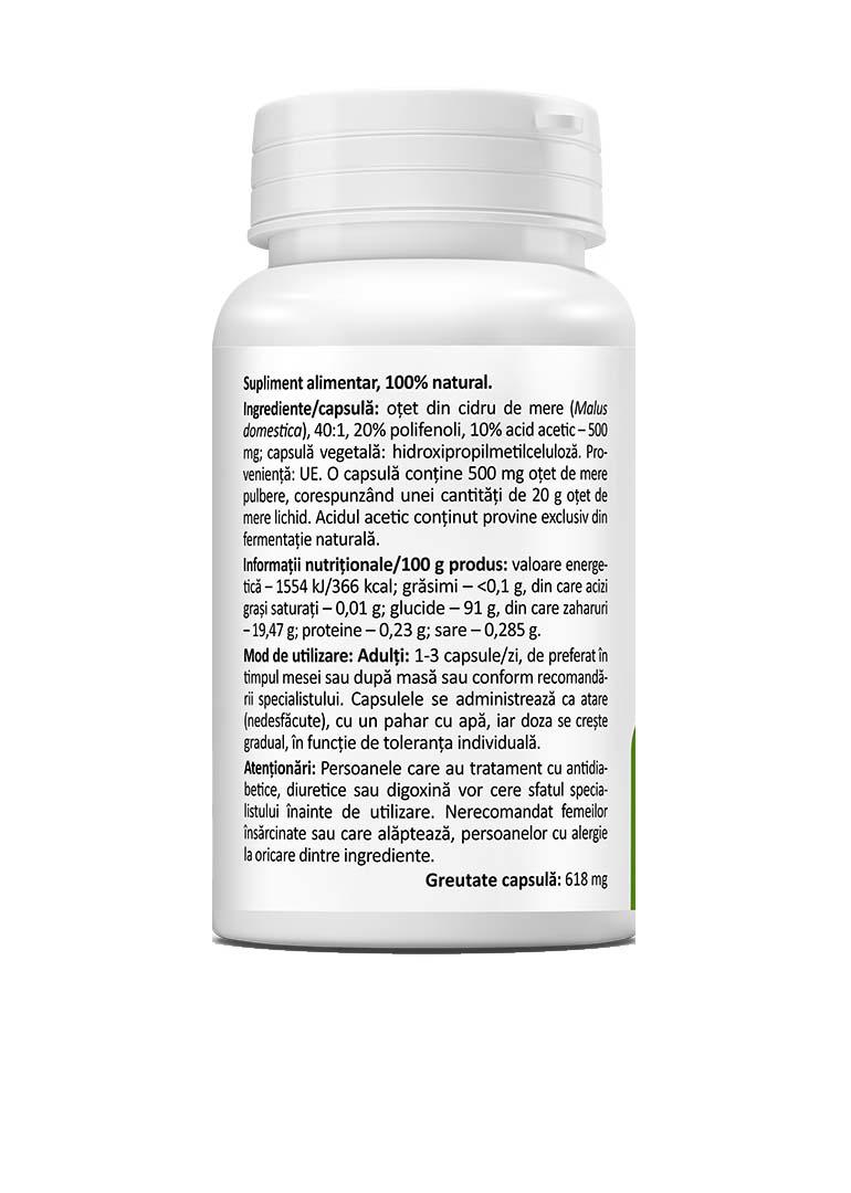 Otet din Cidru de Mere 60 capsule Zenyth