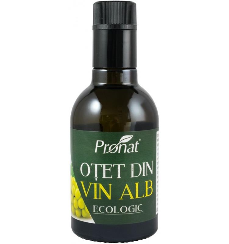 Otet din Vin Alb Aciditate 12% Bio 250 mililitri Pronat