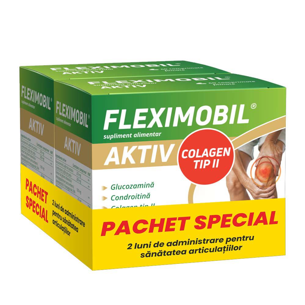 Pachet Fleximobil Aktiv 2 x 60 comprimate filmate Fiterman