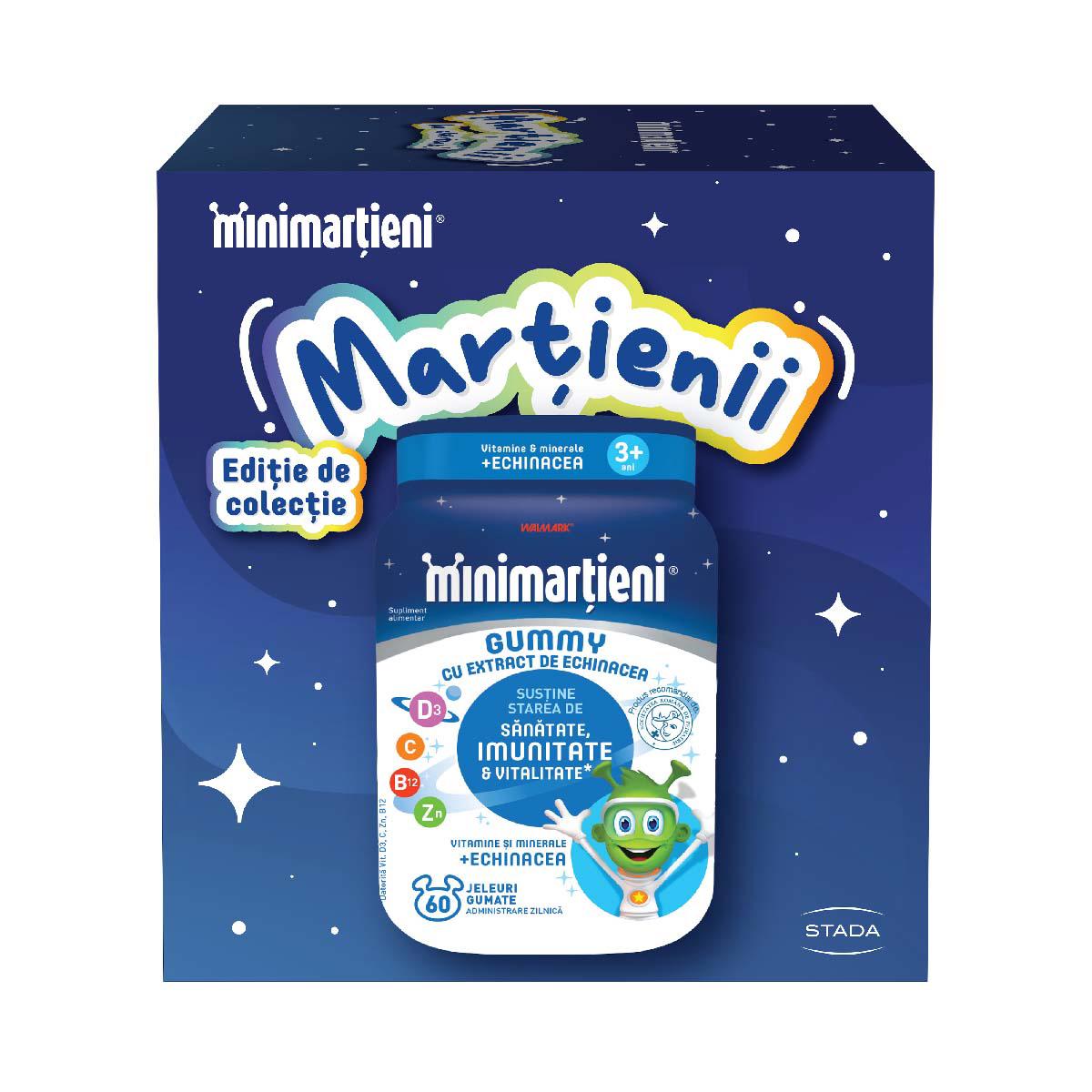 Pachet Minimartieni cu Echinacea Gummy 60 jeleuri+ breloc Walmark