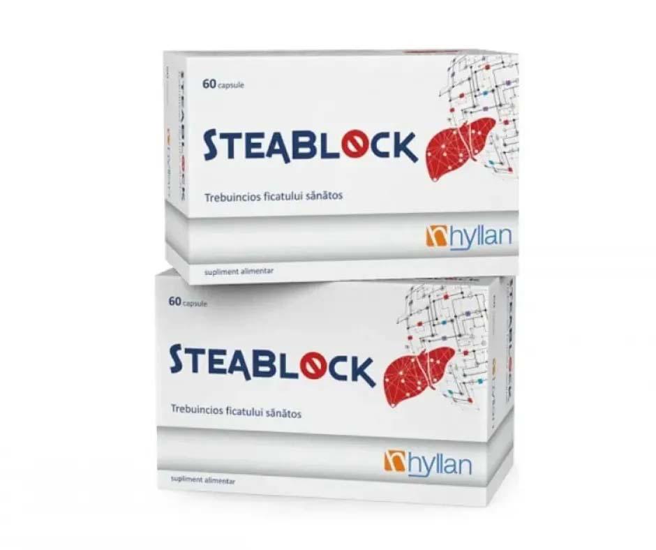 Pachet Steablock 60 capsule + 60 capsule Hyllan