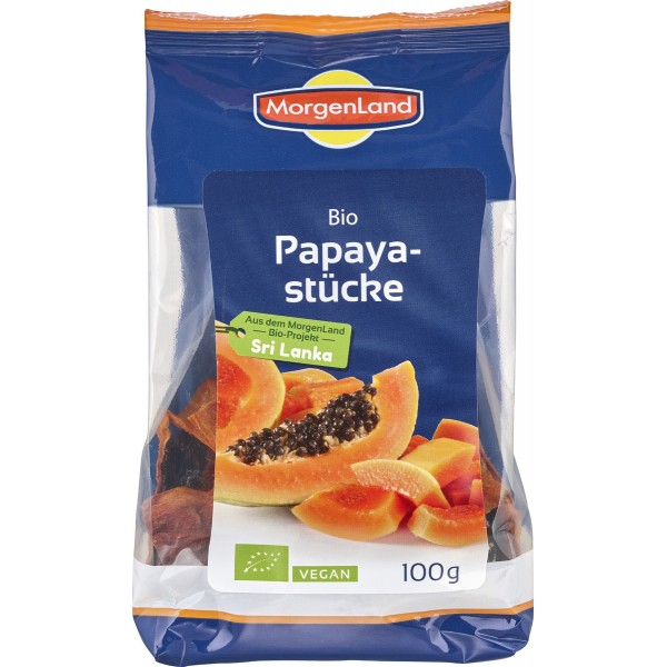 Papaya Felii Deshidratate Bio 100gr MorgenLand 