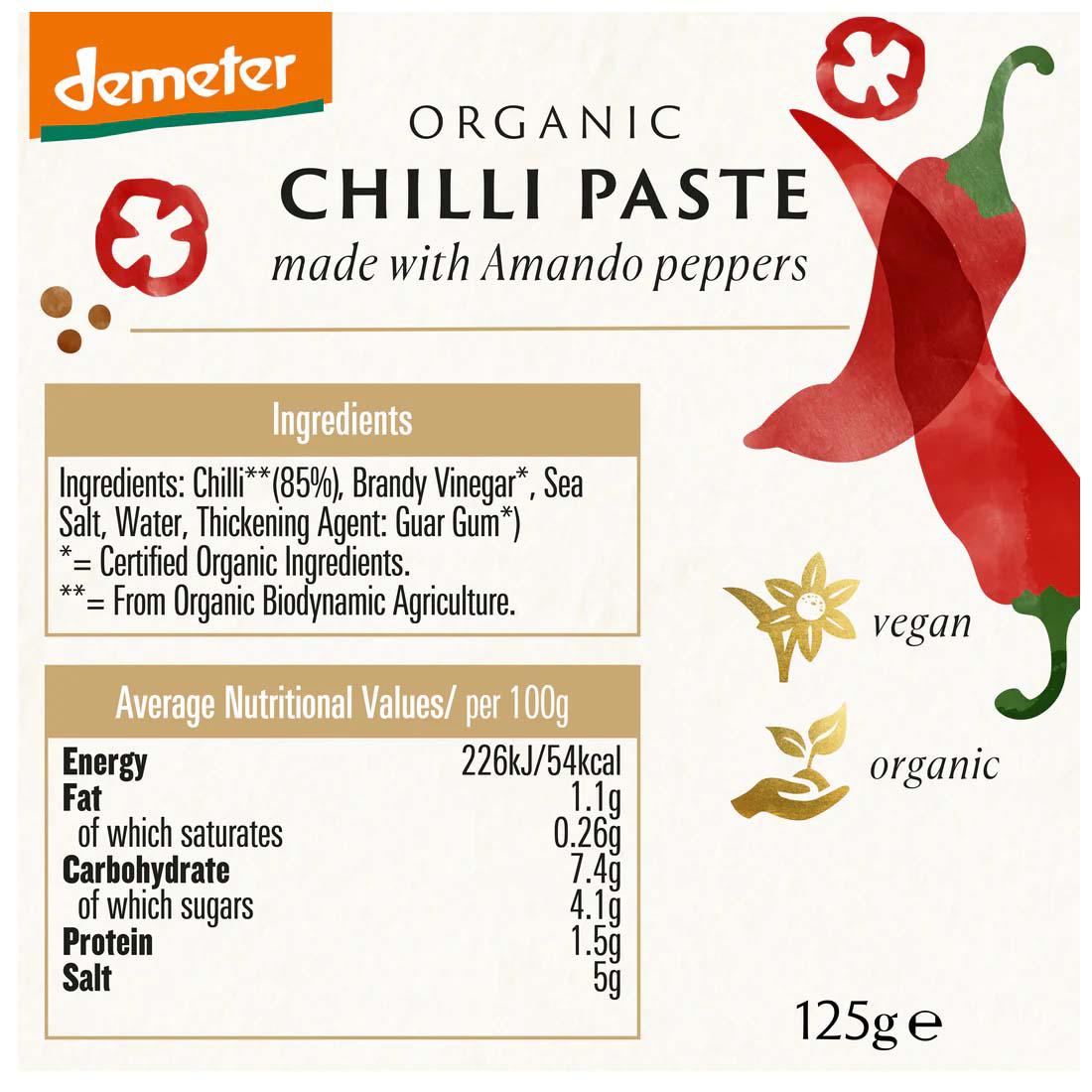 Pasta de Chilli Eco 125 grame Biona