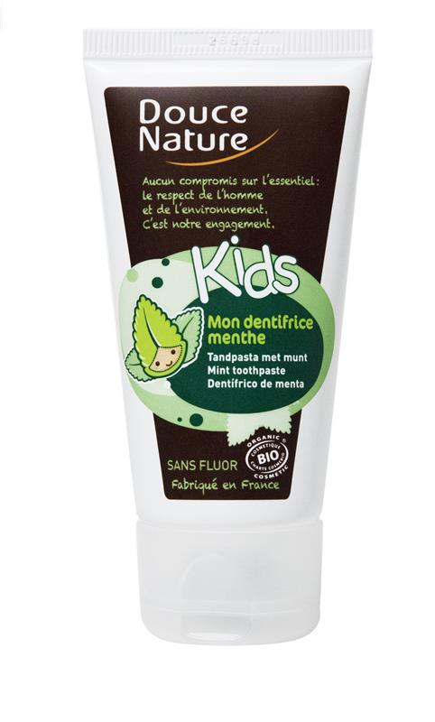 Pasta de Dinti Bio Copii cu Menta Douce Nature 50ml