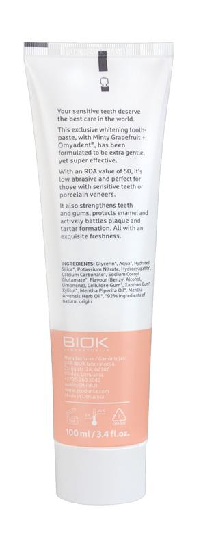 Pasta de Dinti cu Efect de Albire pentru Dinti Sensibili 100 mililitri Ecodenta