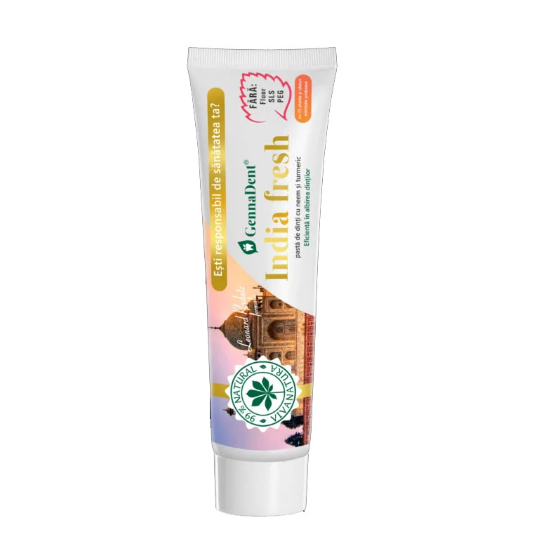 Pasta de Dinti Gennadent India Fresh 80 mililitri Viva Natura