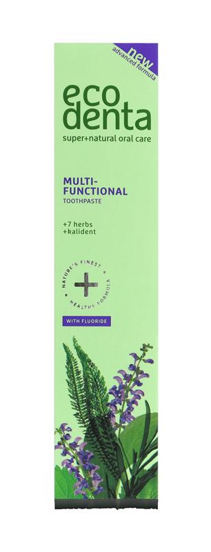 Pasta de Dinti Multifunctionala cu Extract de 7 Plante si Kalident 100 mililitri Ecodenta