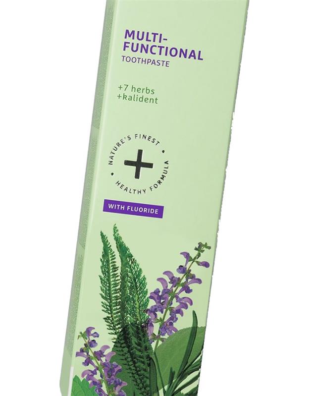 Pasta de Dinti Multifunctionala cu Extract de 7 Plante si Kalident 100 mililitri Ecodenta