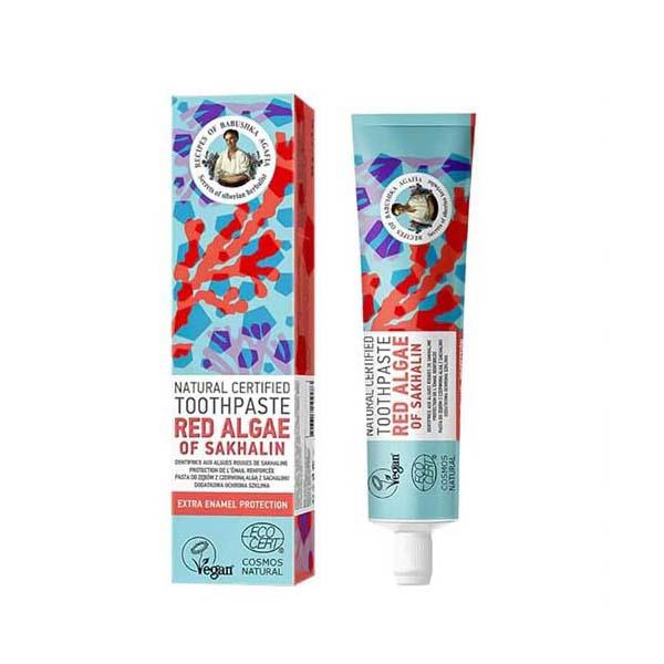 Pasta de Dinti Naturala cu Alge Rosii Sakhalin 85 grame Bunica Agafia