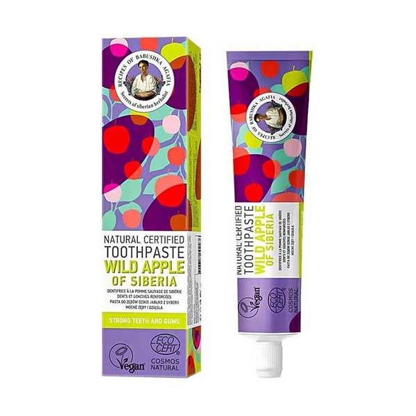 Pasta de Dinti Naturala cu Mar Salbatic Siberian 85 grame Bunica Agafia