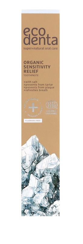 Pasta de Dinti Organica pentru Dinti si Gingii Sensibile 75 mililitri Ecodenta