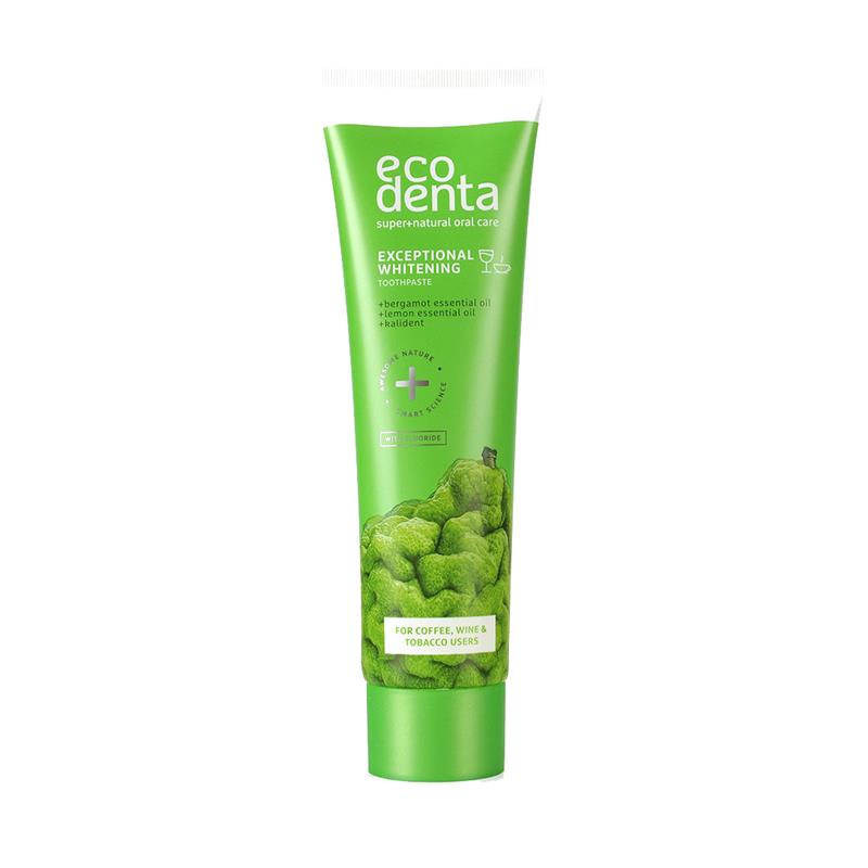 Pasta de Dinti pentru Albire cu Bergamot, Uleiuri de Lamaie si Kalident 100 mililitri Ecodenta