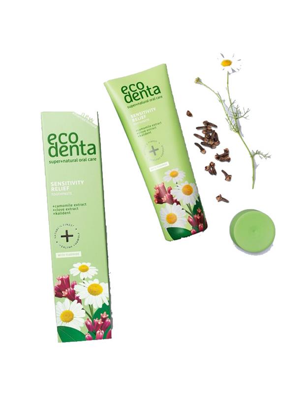 Pasta de Dinti pentru Dinti Sensibili cu Extract de Musetel, Cuisoare si Kalident 100 mililitri Ecodenta