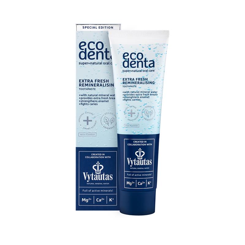 Pasta de Dinti Remineralizanta Extra Fresh 75 mililitri Ecodenta