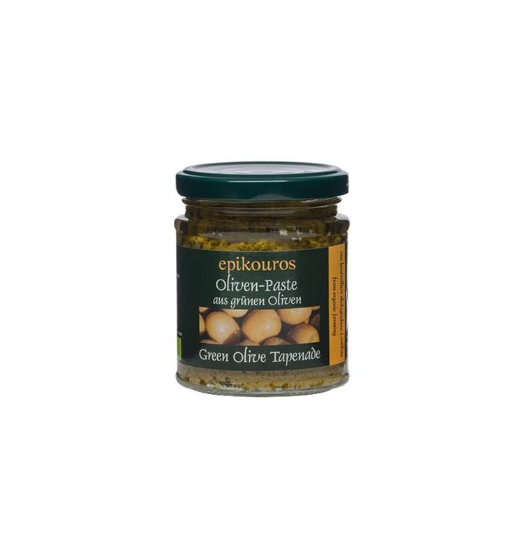 Pasta de Masline Verzi Tapenade Bio 190 grame Epikouros