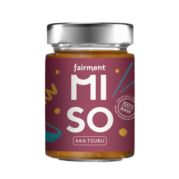 Pasta Miso Aka Tsubu Raw Bio 200 grame Fairment