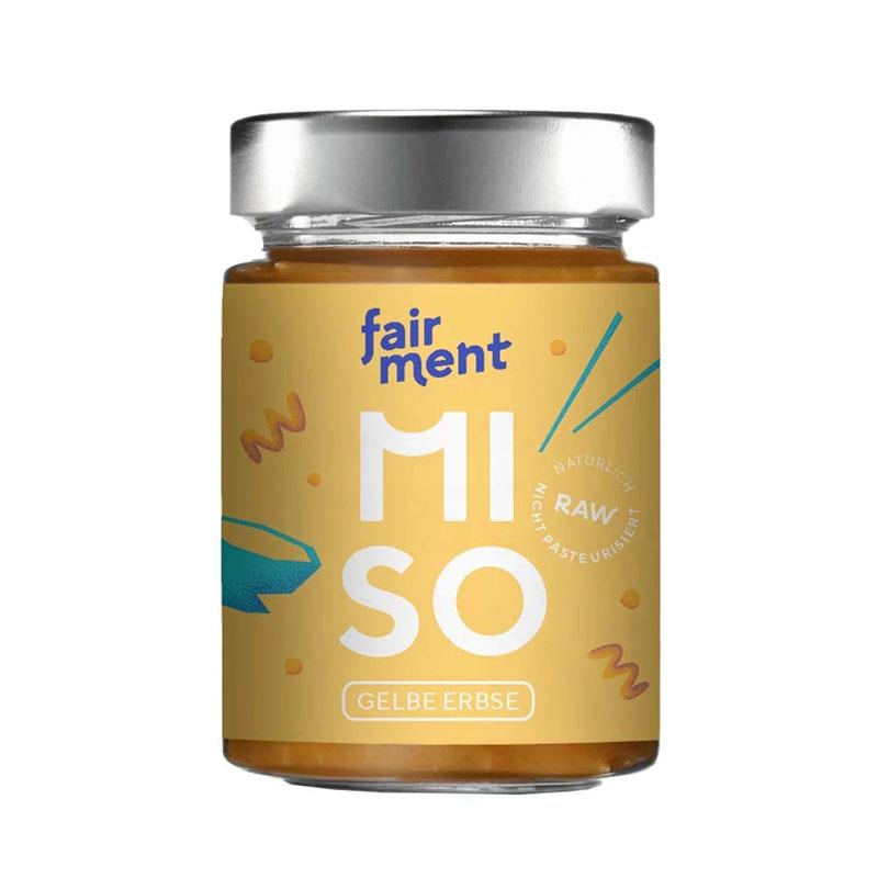 Pasta Miso cu Mazare Galbena Raw Bio 200 grame Fairment