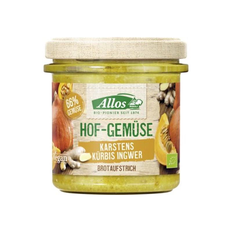 Pasta Vegetal cu Dovleac si Ghimbir Bio 135 grame Allos