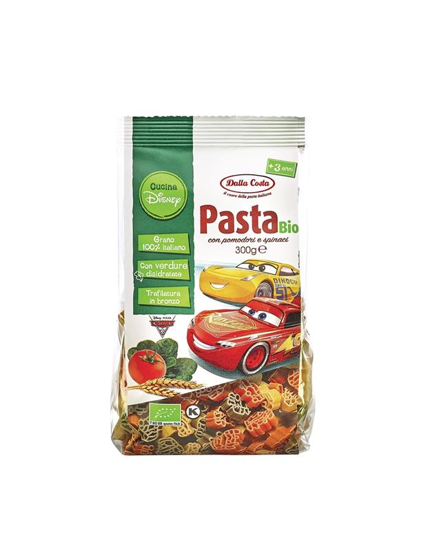 Paste cu Rosii si Spanac Bio Disney Cars 300gr Probios